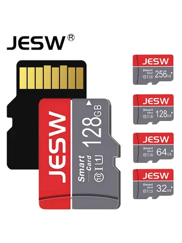 JESW Micro 128G Ultra Memory  SD Card TF Flash Card A1 V10 C10 U1 32GB 64G 16G 8G 4G Micro for Camera UAV Phone  Switch Table