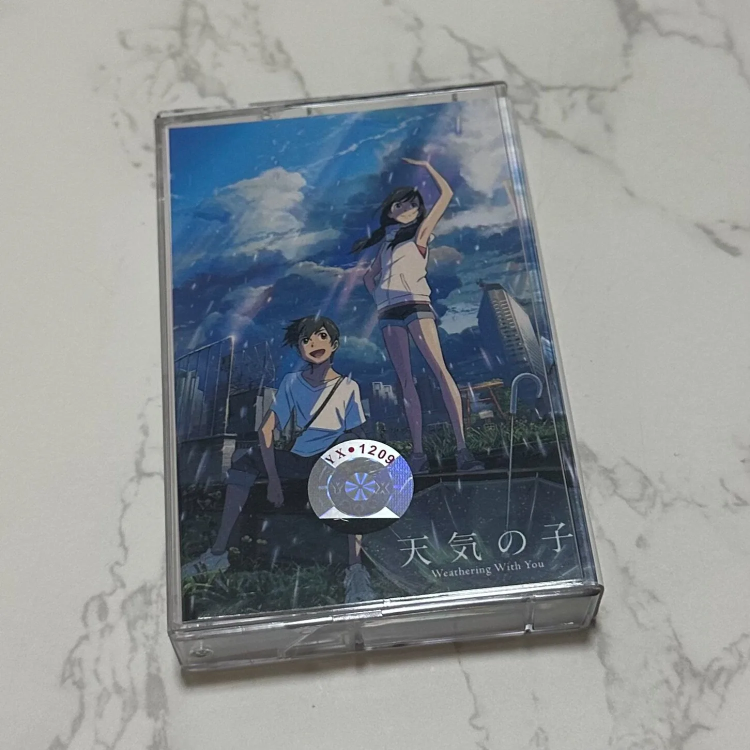 

Makoto Shinkai Weathering with You Anime Soundtrack Audio Cassette Tape Retro Analog Sound Collectible for Fans Home Art Decor