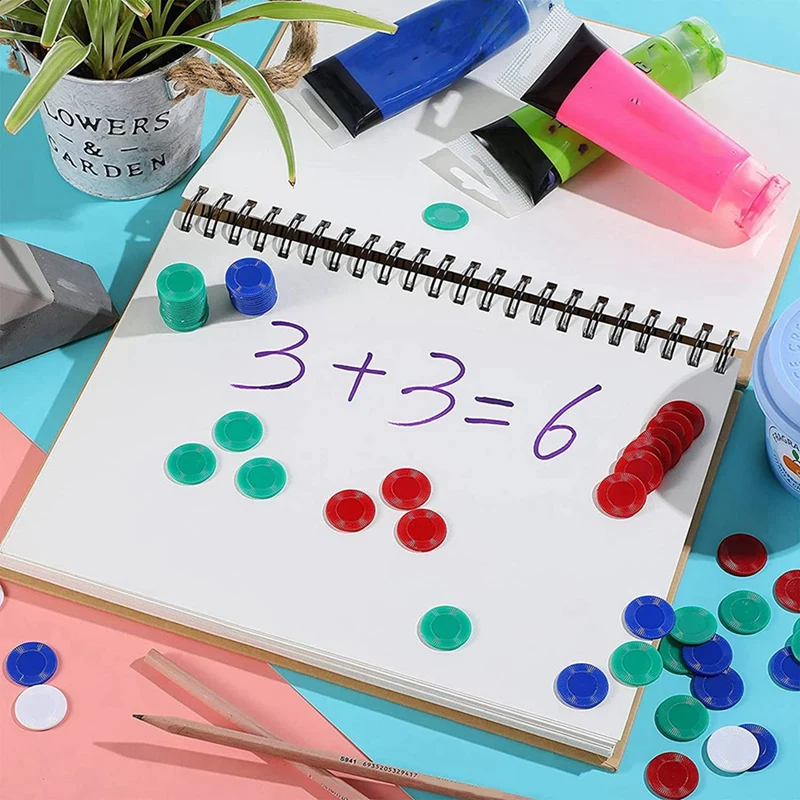 A003 800 قطعة من رقائق البوكر البلاستيكية، 4 ألوان، بطاقة عداد للعب الألعاب، بطاقة رقائق ألعاب البنغو، 3