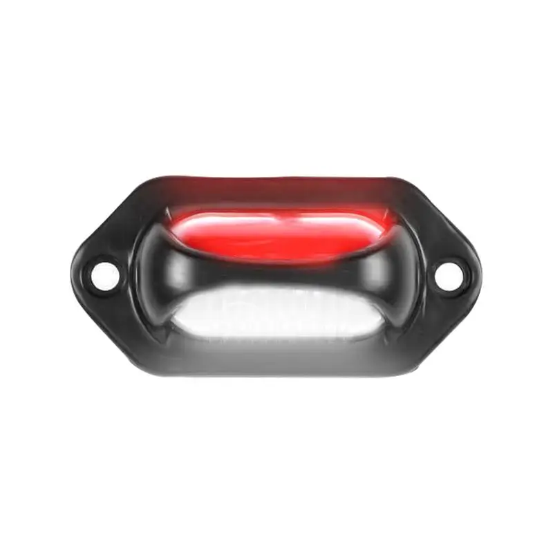 For Refer To Description  Side Lights For Trucks Double Color 12V-24V License Plate Light Warning Light Waterproof Grille