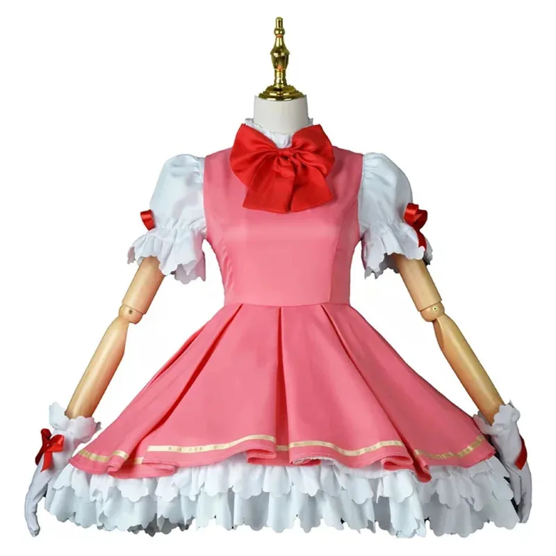 كينوموتو ساكورا تأثيري الخيال ربطة القوس فيونكة عصا سحرية الدعاوى أنيمي بطاقة تأثيري الآسر زي الكبار النساء لعب الأدوار فانتازيا وتتسابق