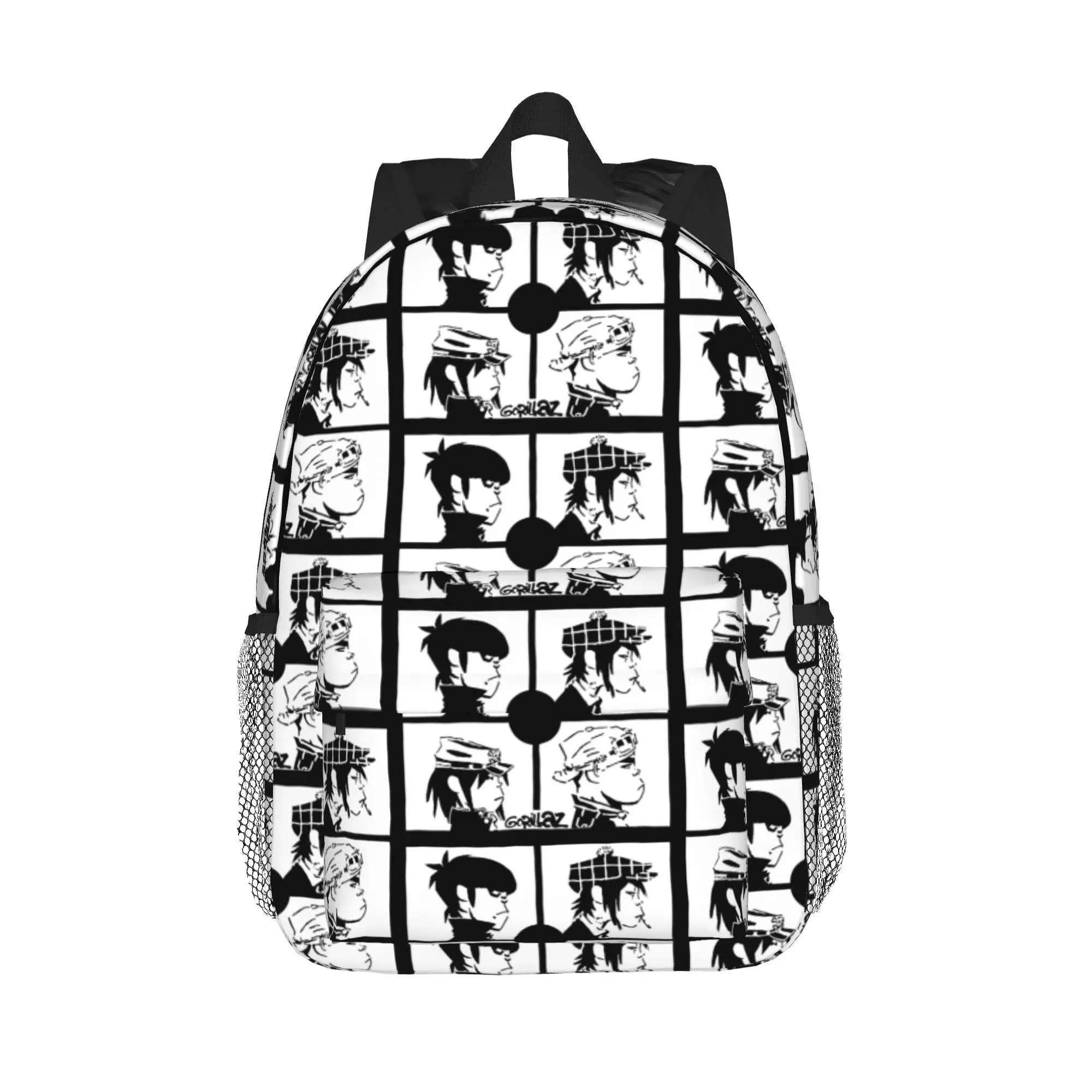Gorillaz Punk Rock Band Backpack Hot Sale Daypack Large Capacity Boys Girls BookBag Shoulder Bags for Men Women School Bag
