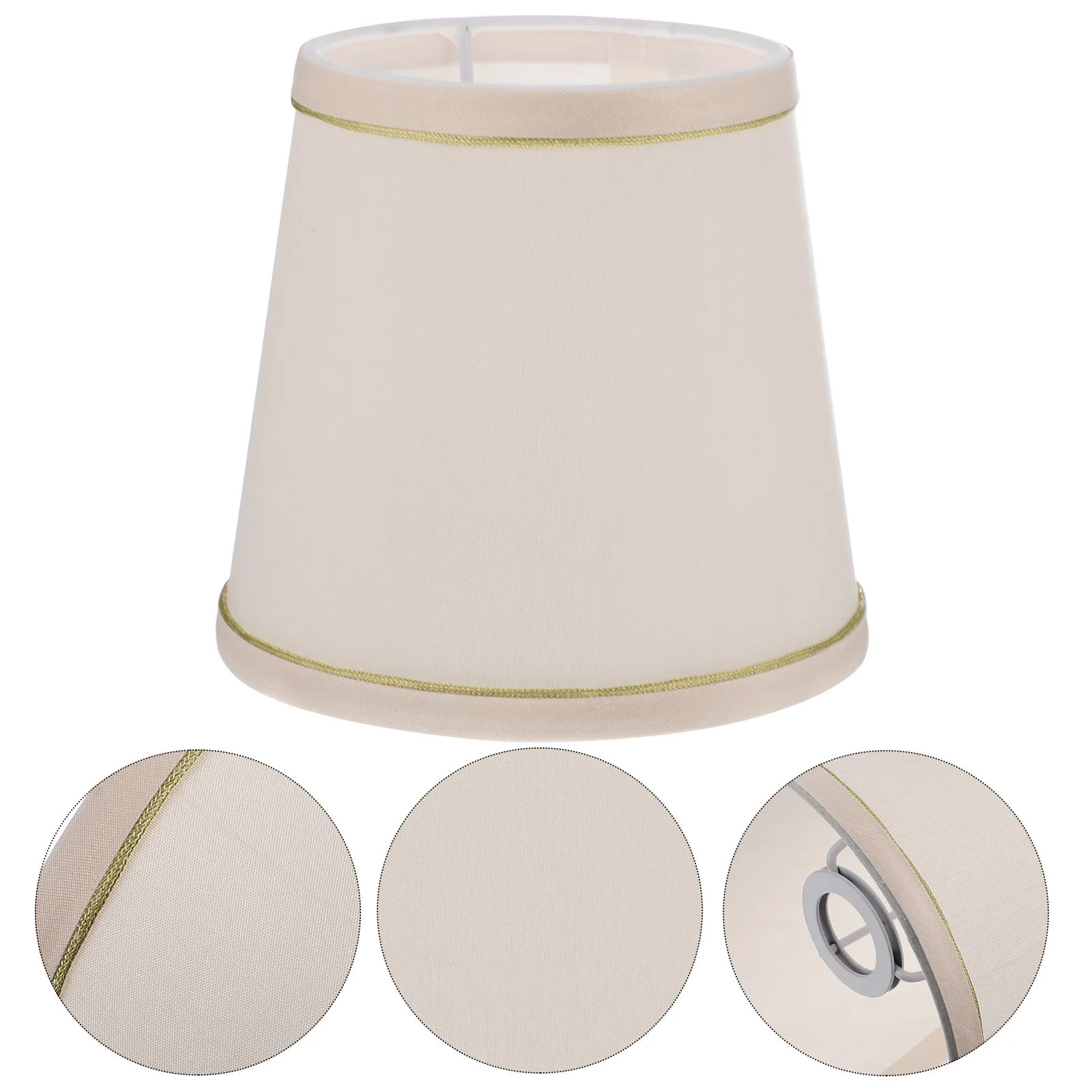 

Gauze Lampshade Table Light Small Fitter Shades Living Room Cloth Cover Bedside Modern Atmosphere Easy Install Disassemble