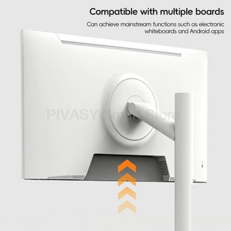 Smart TV de varios tamaños, pantalla táctil de alta batería, dispositivo Android 8 + 128G, Monitor móvil giratorio, vídeo interactivo de negocios en vivo