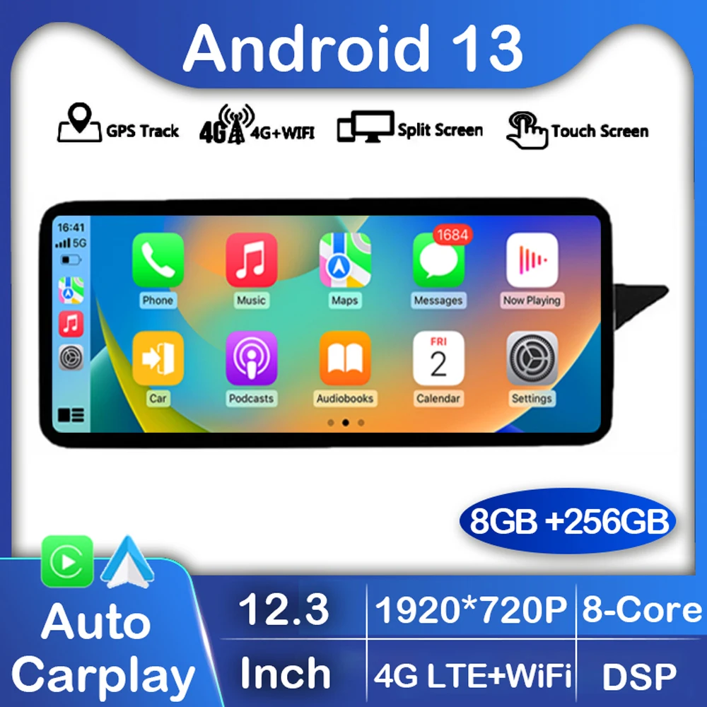 

Android 13 Apple CarPlay для Mercedes Benz Class E W212 2009-2016 RHD E300 GPS автомобильный радиоприемник мультимедийный плеер стерео 360 камера BT