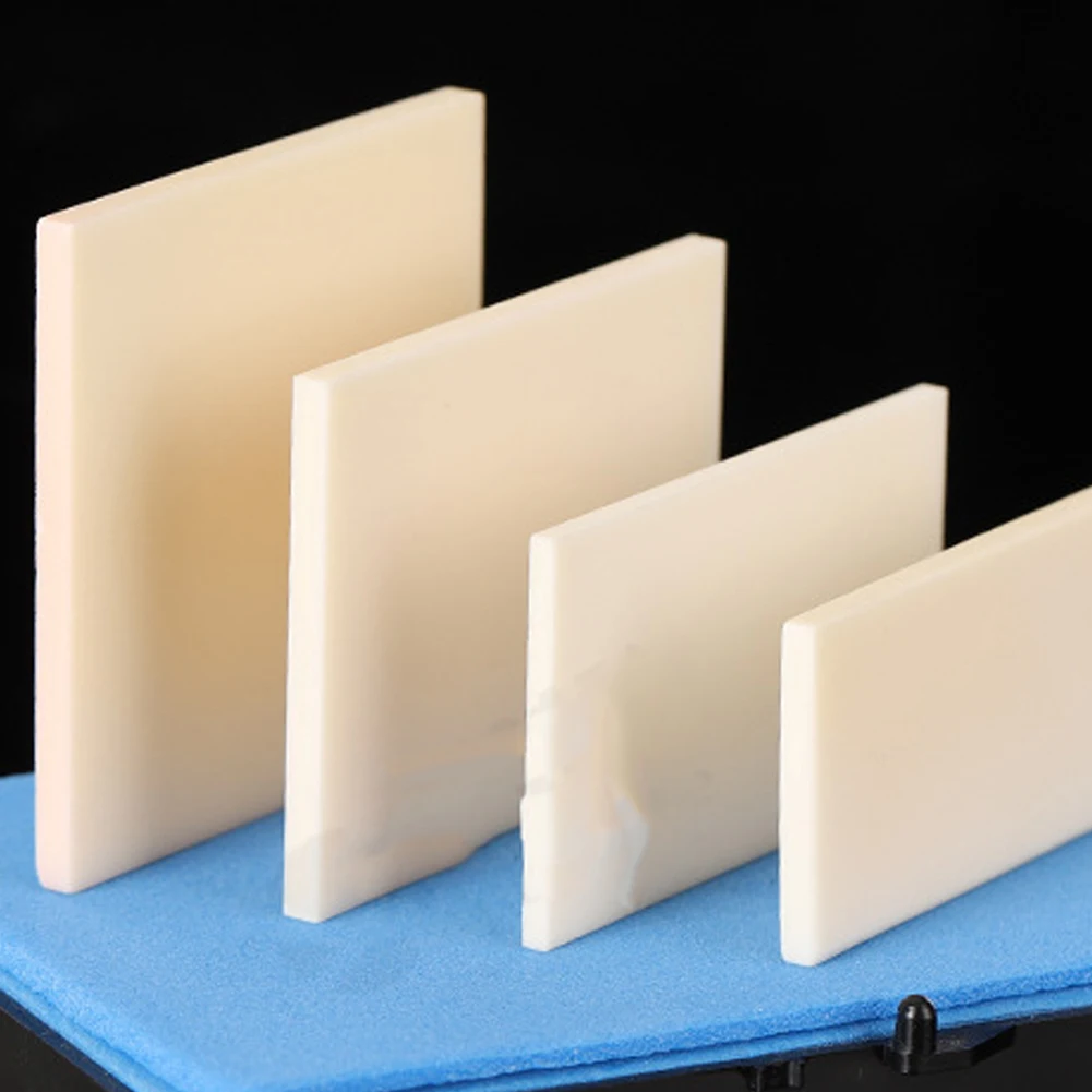 1PC 99% Alumina board High temperature resistance 1750℃ ﻿Corundum-Mullite Sintered Board Specimen Display Base paperweight