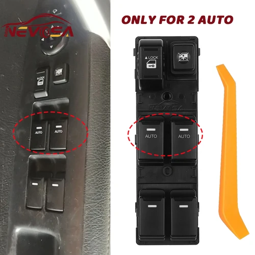 Imagen 2 del producto Para Kia Sorento II XM 2009 2010 2011-2014 interruptor de cristal de Control de ventanilla eléctrica de conducción delantera izquierda 93570-2P200 93573-2P300