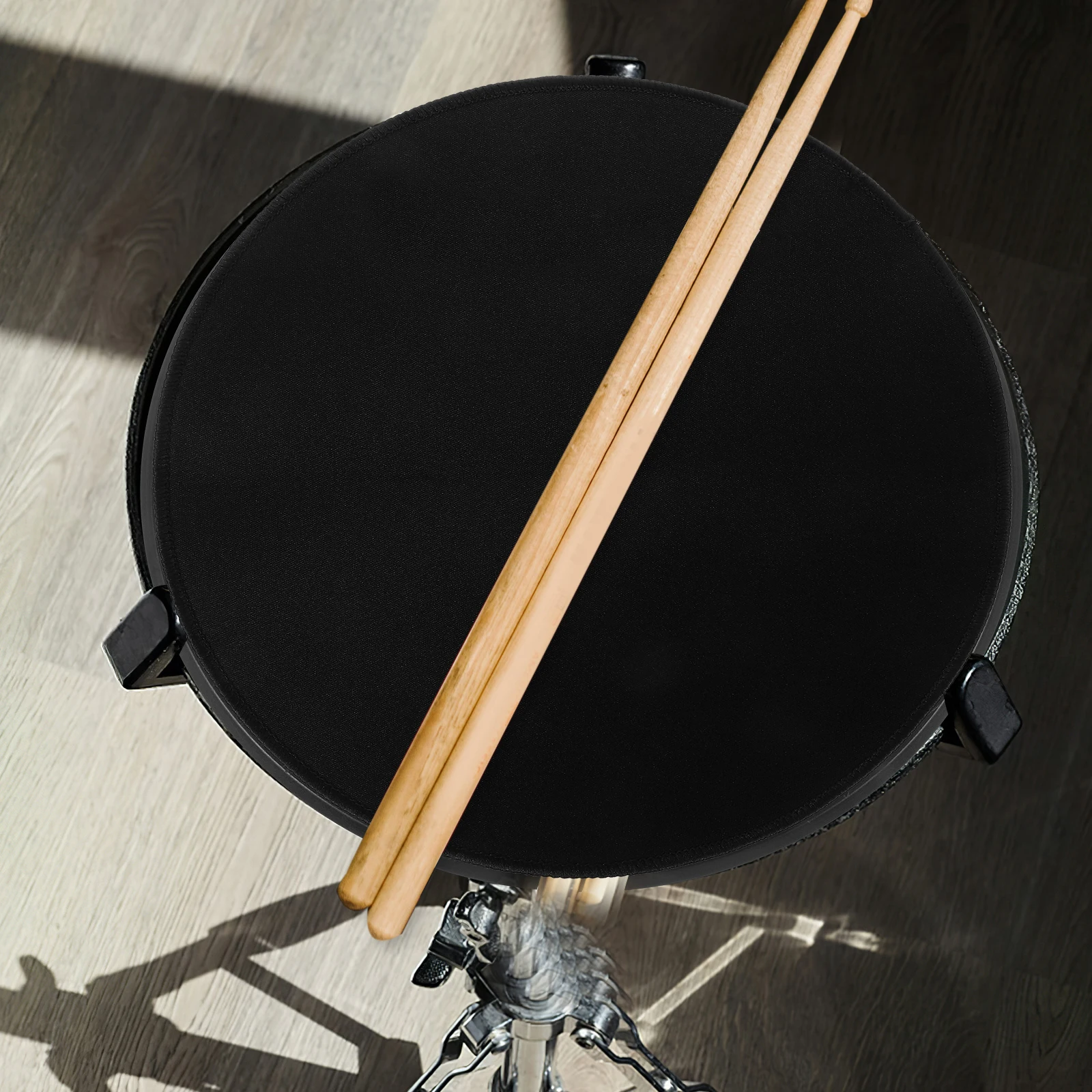 

Drum Mute Pad Practice Silent Snare Drumming Cloth Rubber Reusable Durable Easy Install Stylish Design For All Occasions