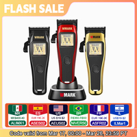 WMARK NG-X1 Professional Hair Clippers for Men,Microchipped Magnetic Motor 10000RPM 9V with Charge Stand,Cordless Cutter Trimmer