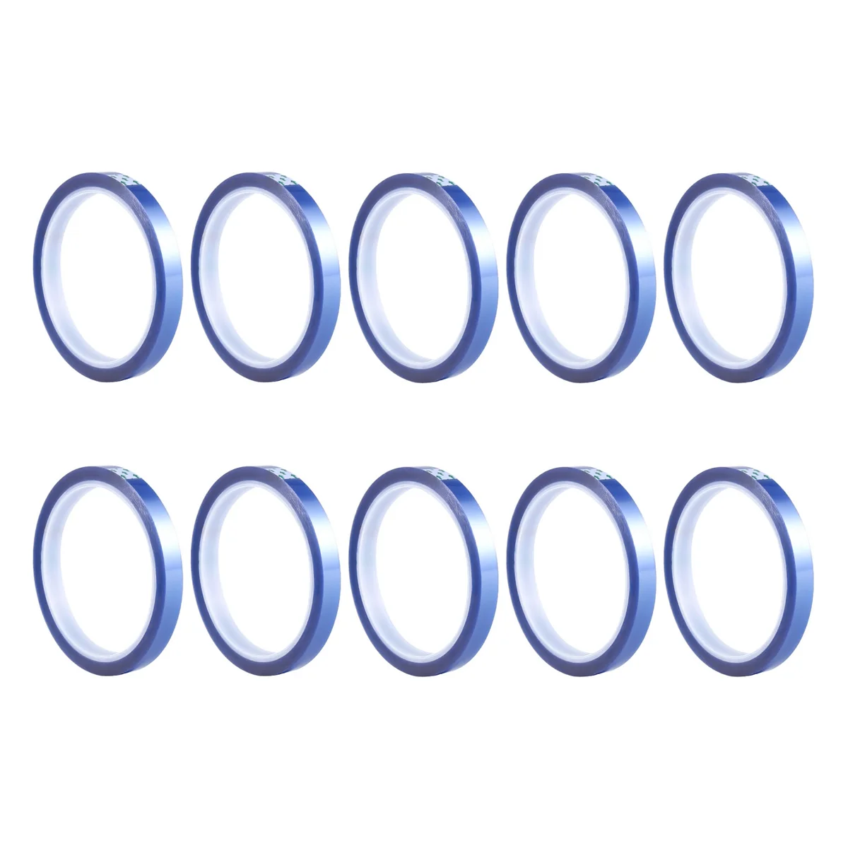 10 rolos de fitas térmicas para sublimação, fita térmica sem resíduos de até 260 celsius para imprensa de sublimação de calor