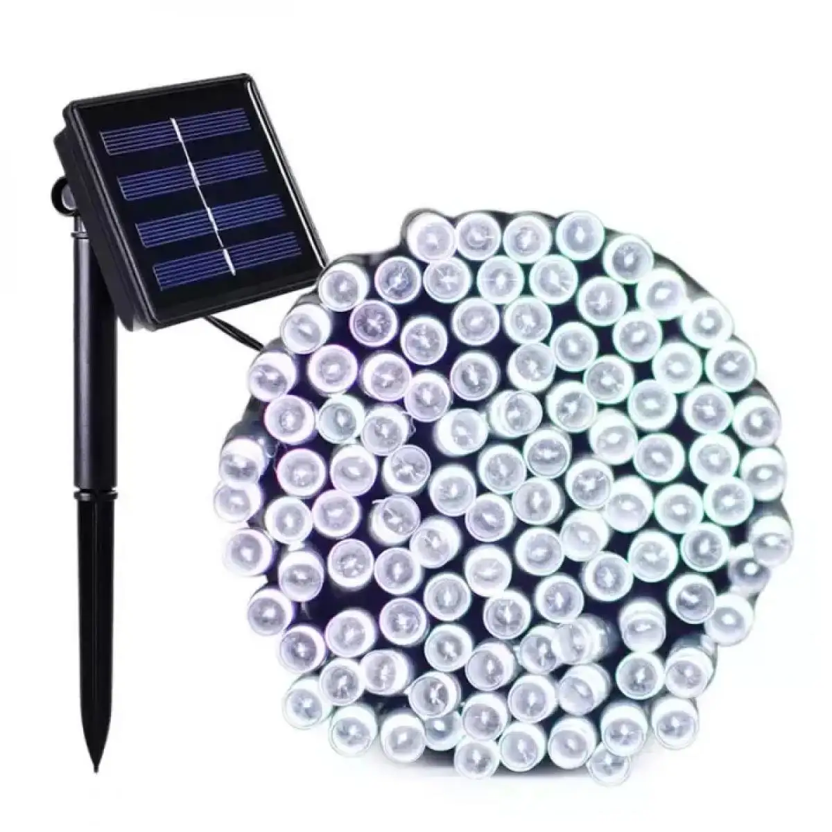 100 LED-Solar-Lichterkette, wasserdicht, für den Außenbereich, Girlande, Straßenlaterne, Fee, Weihnachtsfeier, Gartendekoration, XDC-01