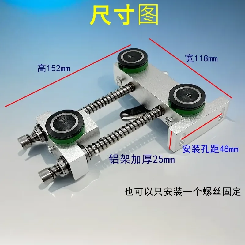 Automatic Wire Tightener 3 Guide Wheel Fast Molybdenum Wire Cutter Elastic Adjustment Thickened Aluminum Frame Waterproof