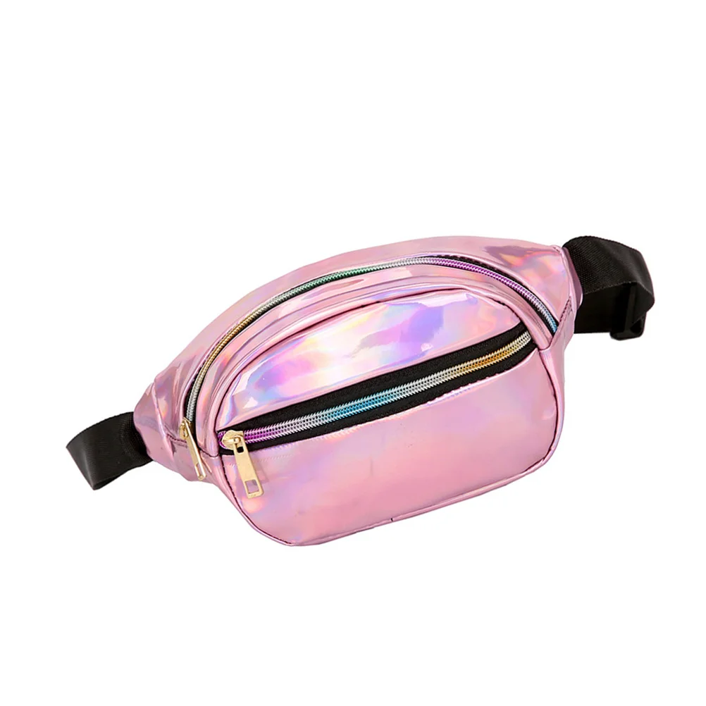 1 pçs moda pacote de cintura à prova dwaterproof água alça ajustável saco da cintura perfeito para viagens correndo caminhadas natação elegante pacote peito rosa