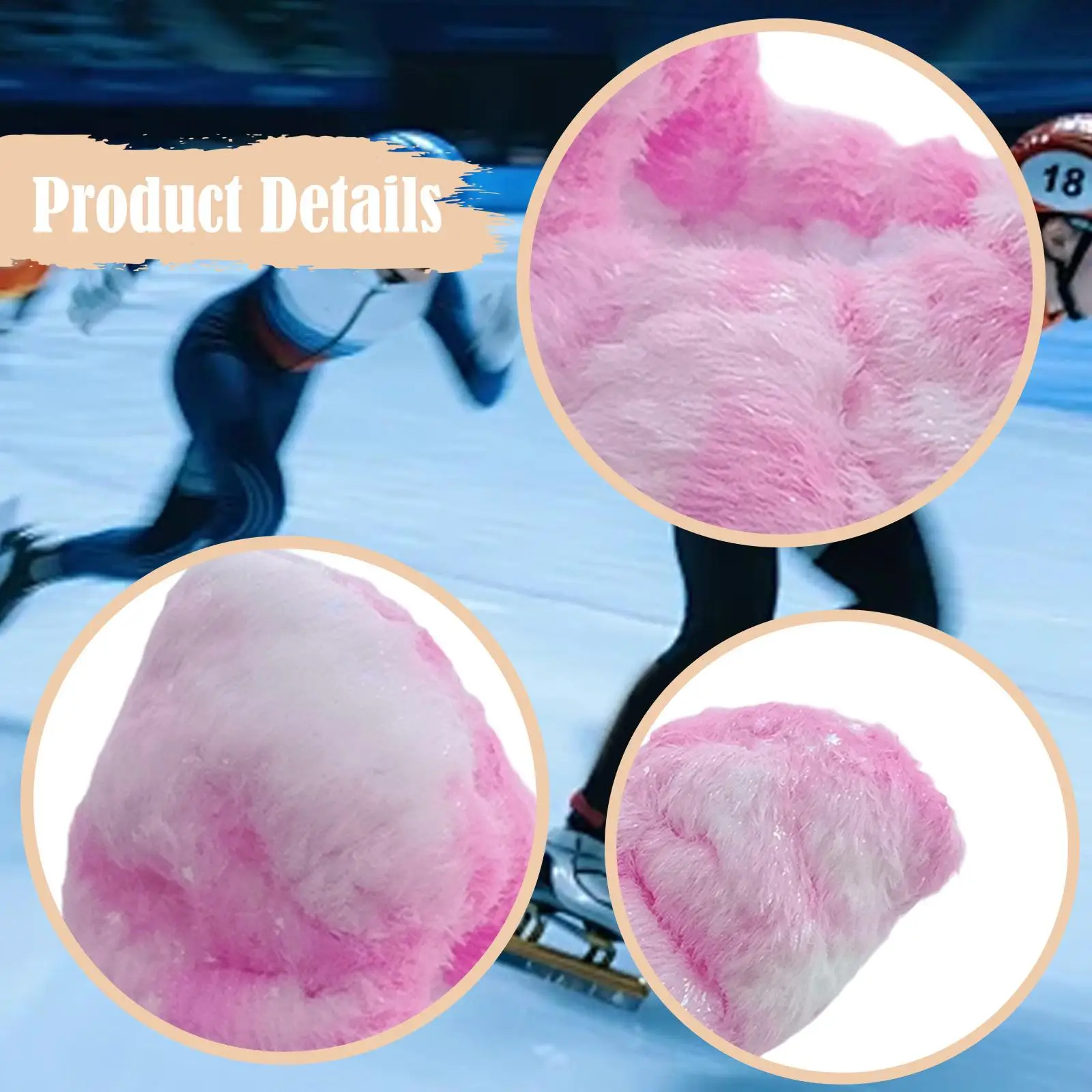 Ice Skate Shoes Covers Soakers Water Absorbing Supplies Comfortable Training Accessories 1 Pair Portable Ice Skate Guards