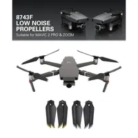For DJI  2 Pro Zoom 8743 Low Noise Reduction Propeller Quick-Release Folding Blades Spare Parts Drone Accessories Wings