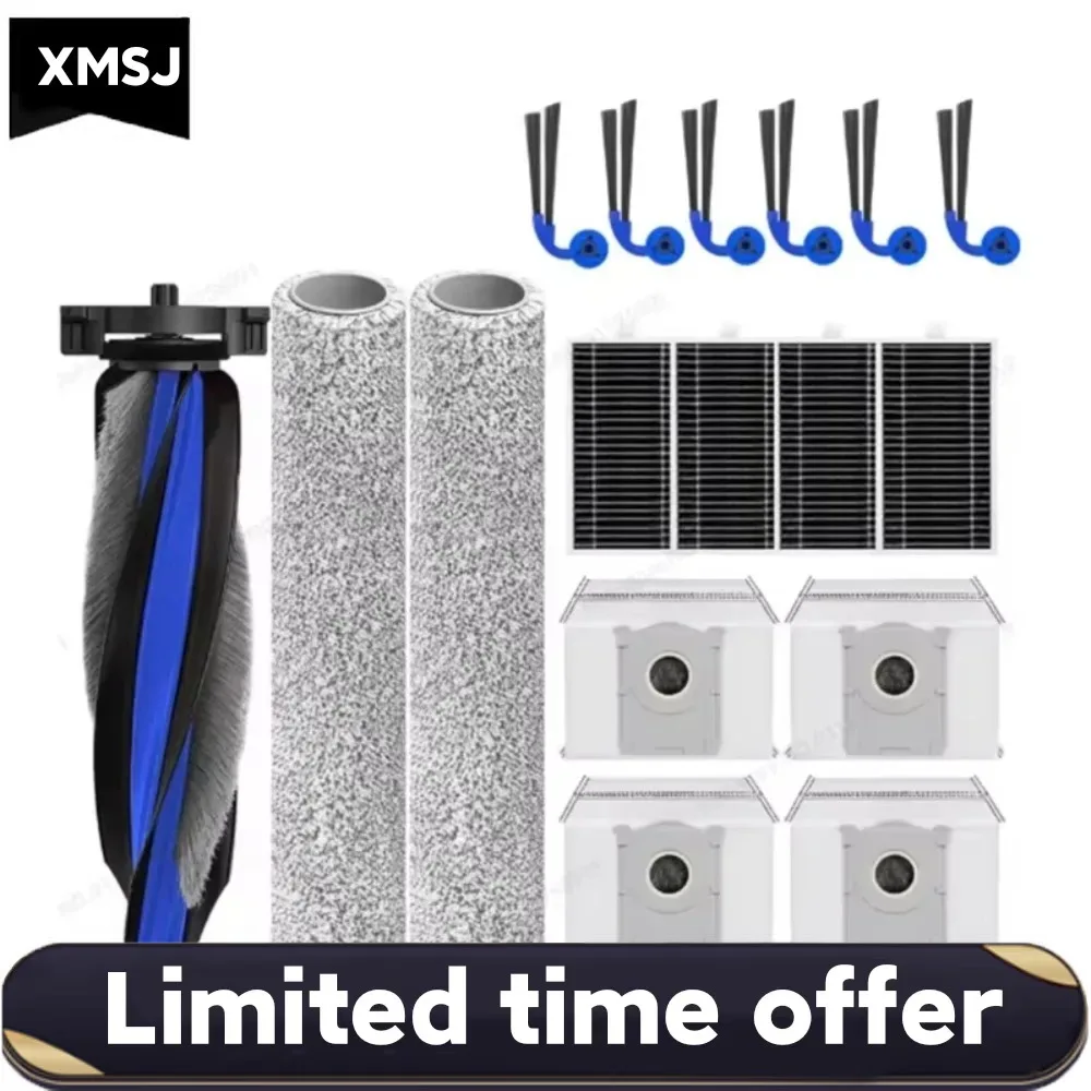 【A SPECIAL SURPRISE】For Ecovacs Deeboot T90 Pro Omni/T90 Omni Replacement Parts-Direct Drainage Version-Main Brush Filter Roller