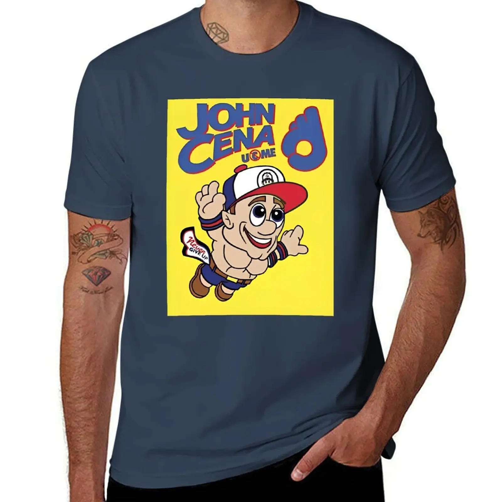 

john cena mario merch T-Shirt man t shirt designer essential t shirt t shirt man cotton T-Shirt