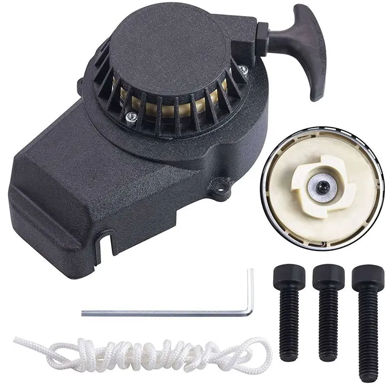 2X Motorcycle Recoil Starter Pull Starter Kit For 2 Stroke 47Cc 49Cc Pocket Coolster SSR SX50
