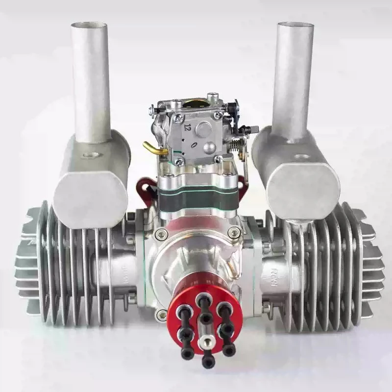 RCGF 120CC RCGF 120 120CCT Twin Cylinder Petrol/Gas Engine Dual With Muffler/Igniton/Spark Plug For RC Gas Model RCGF120