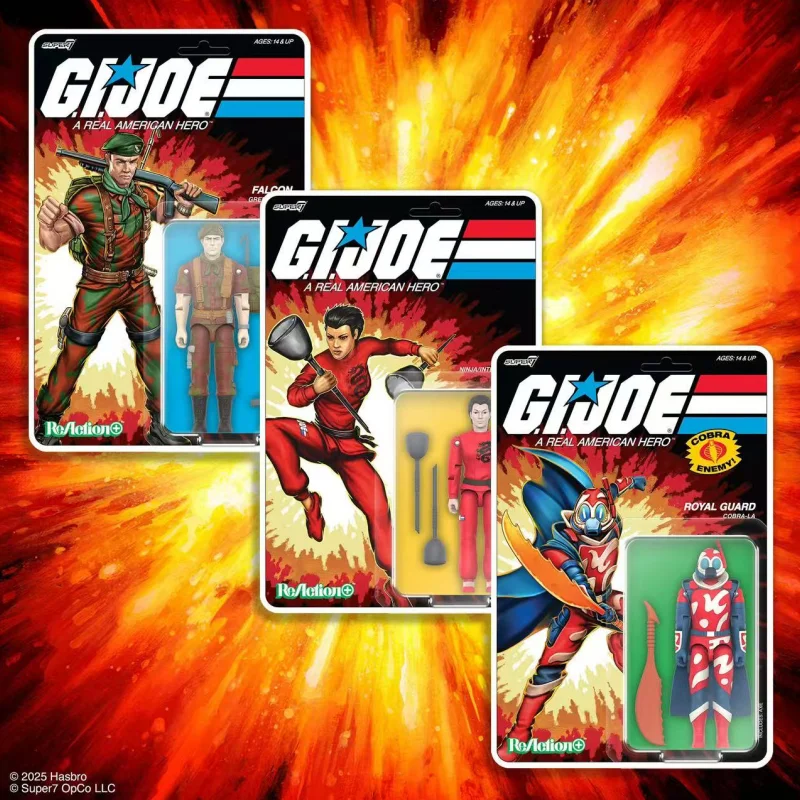 

In Stock GIJOE Special Forces Super7 Falcon Jinxla Imperial Soldier Rubber Band Structure1:18 Reaction Gift