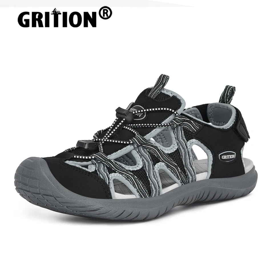 GRITION Women Outdoor Walking Sandals For Hiking Trekking Summer Ladies Sports Sandals Non-Slip 2022 New Design Durable 36-41