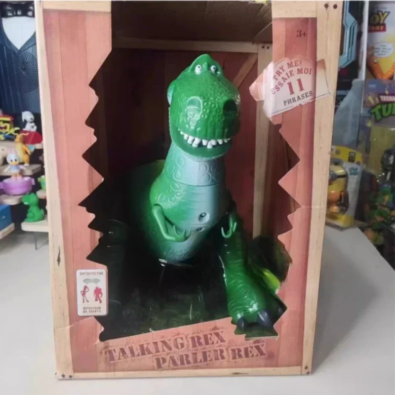 Disney Toy Story 4 Rex el dinosaurio verde figuras de acción de Pvc modelo muñecas piernas mover juguete colección amigo cumpleaños regalo de Navidad