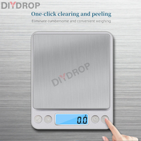 3Kg/500G 0.01g Digital LCD Electronic Balance Kitchen Precision Pocket Scales for Jewelry Weighing Food Tool Electronic Balance