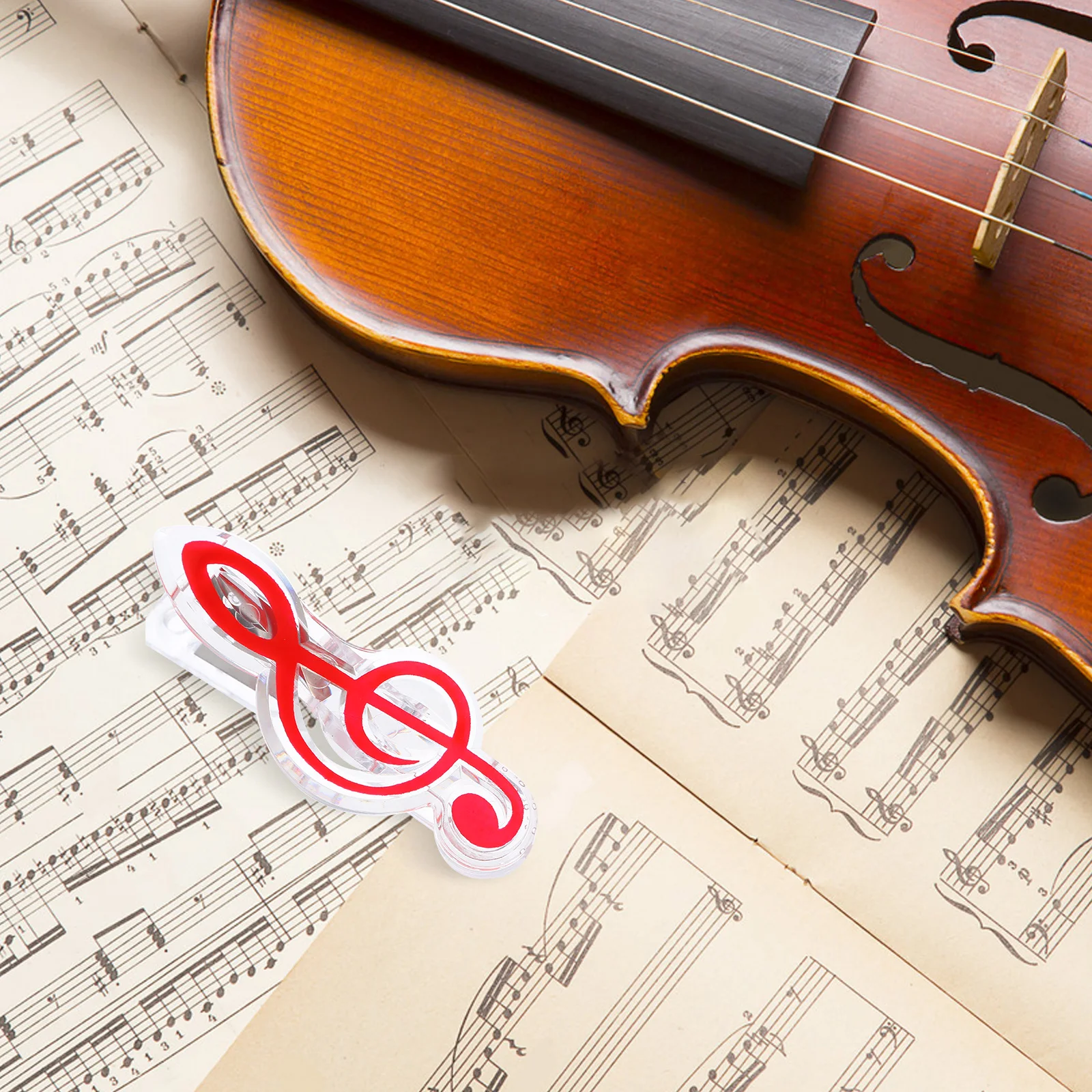 16 قطعة من مشابك الموسيقى الورقية المتينة، حامل صفحات الكتاب البلاستيكي القابل لإعادة الاستخدام، حامل موسيقى البيانو، ملحقات مقاطع صفحة الكتاب