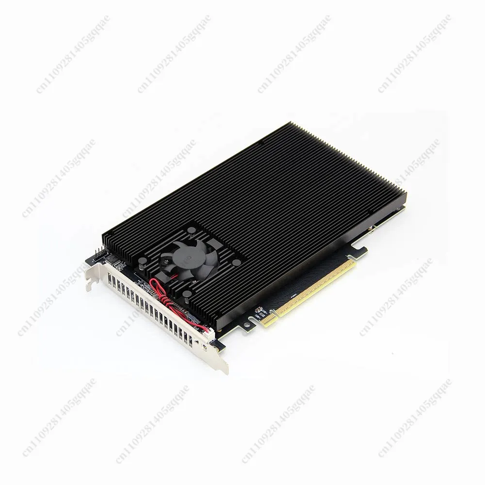 Split-Free 4-Disk M.2 PCIe Erweiterungskarte - PLX8747 Chip, Voll-/Halbe Höhe, Geräuscharmer Betrieb – Detail 6