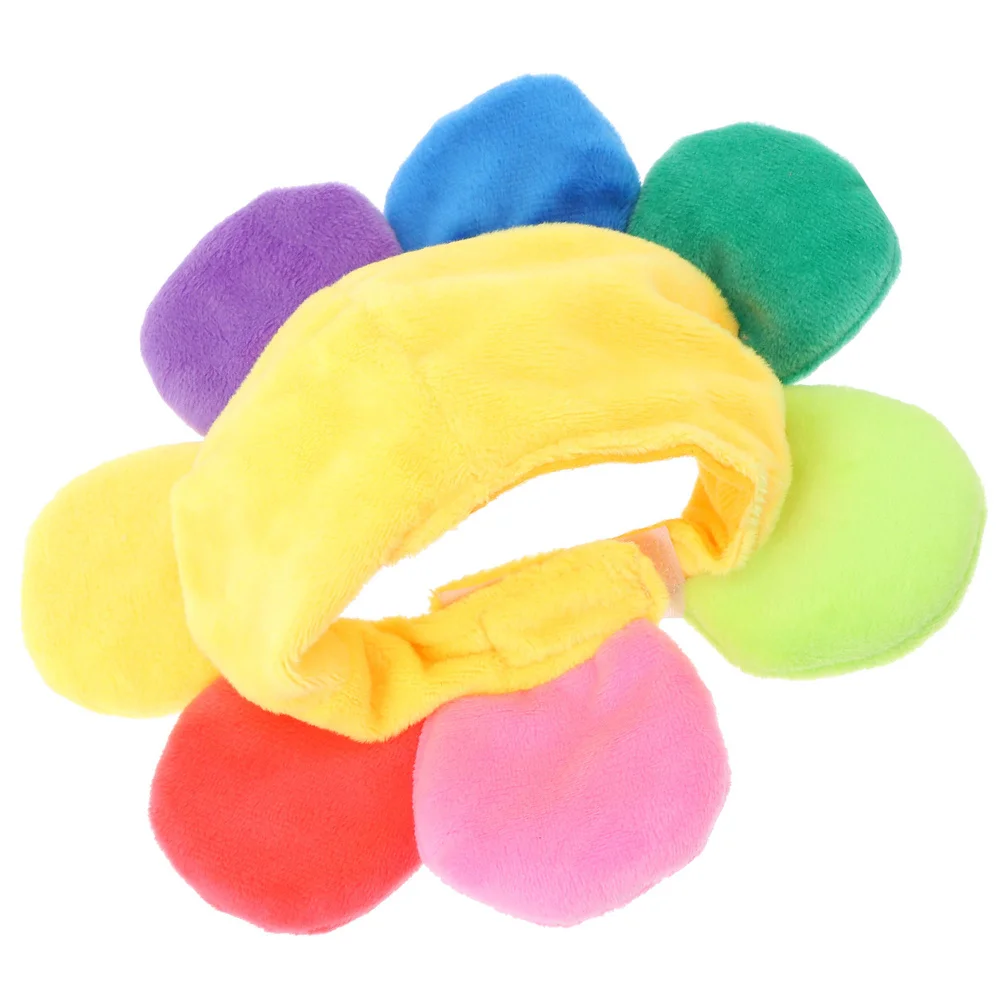 

Sunflower Cat Hat Pet Costume Accessory Adorable Party Decorative Headwear for Cats and Dogs Sunflower Cat Headdress