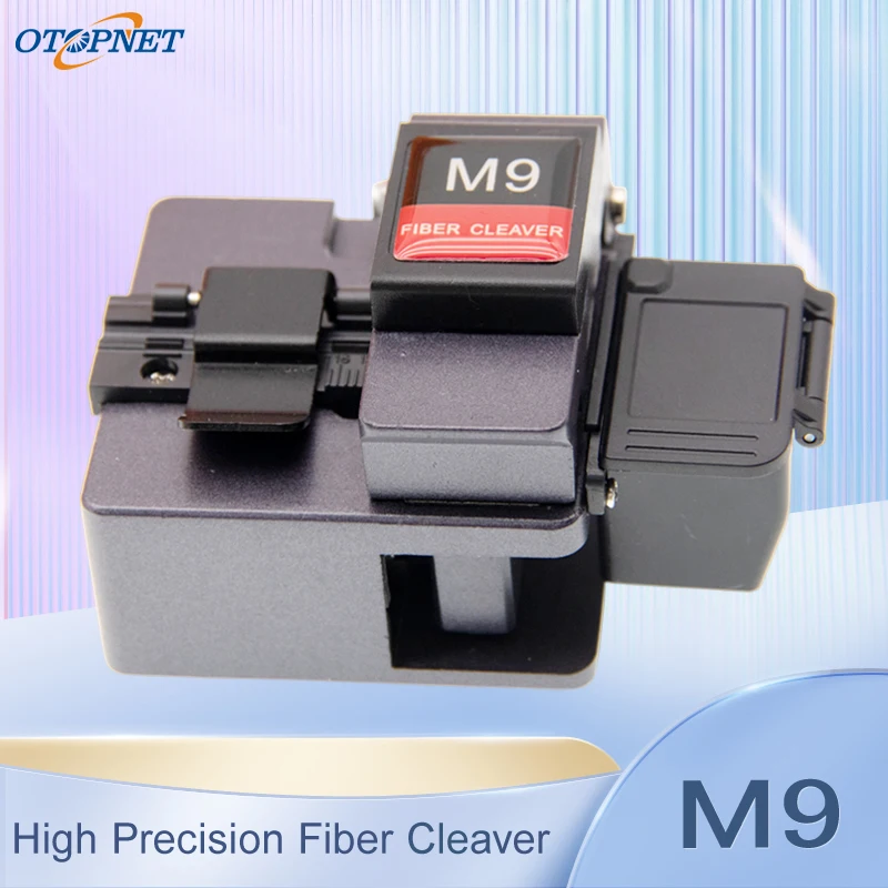 M9 High Precision Fiber Optic Cutting Knife Automatic Return Fiber Cleaver FTTH Optical Fiber Cutter Cable Cutting Tool