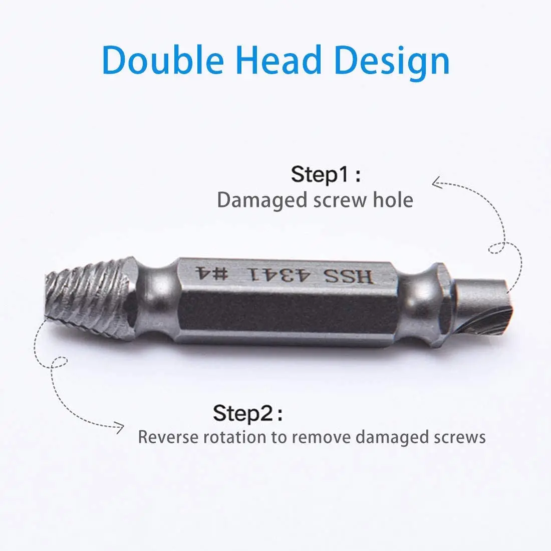 Khoan Sắt HSS 4341 5 Máy Tính Bị Hư Hại Vít Máy Hút Mũi Hướng Dẫn Gãy Bu Lông Bông Tước Vít Tẩy Công Cụ Vít/ống Nước