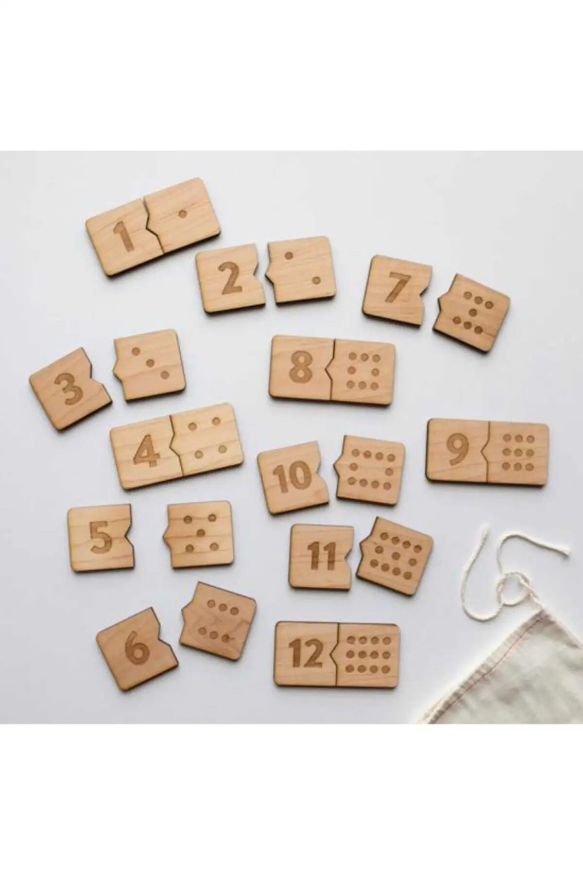 Domino Style Matching Numbers Game