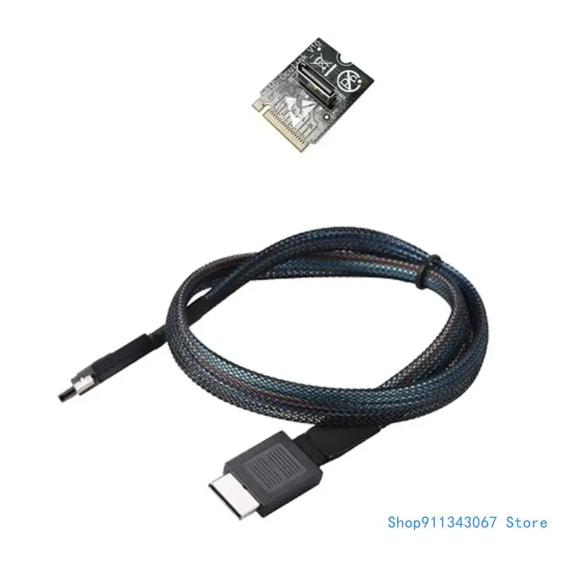 

Oculink SFF-8612 to M.2 to SFF-8611 Host Adapter for GPD G1 External Graphics Card High Speed Data Transfer Drop shipping