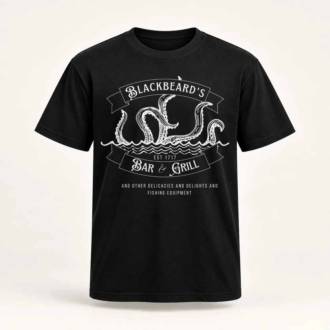 Blackbeard's Bar and Grill Women T-Shirt oversized customs sports fans plus size t shirts for Women loose fit
