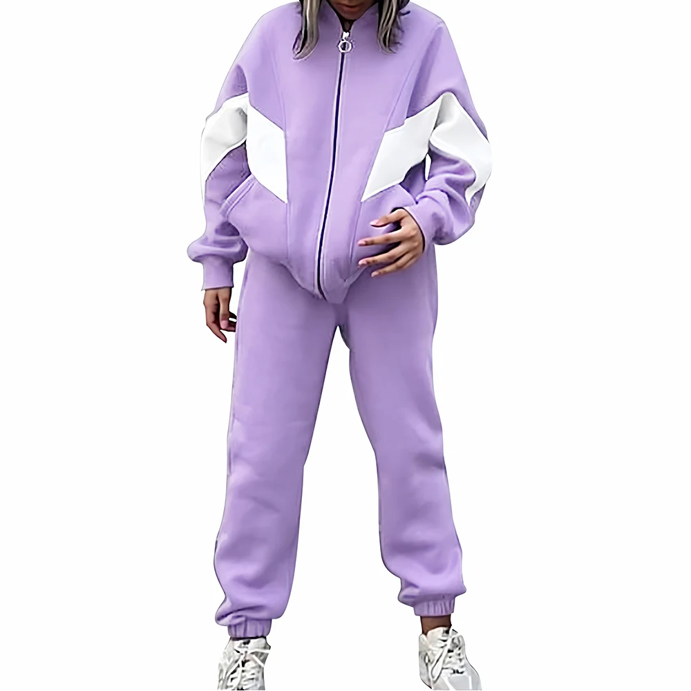 Conjunto de sudadera informal holgada para mujer, conjunto de pantalones de dos piezas a la moda para primavera y otoño, exportación europea americana