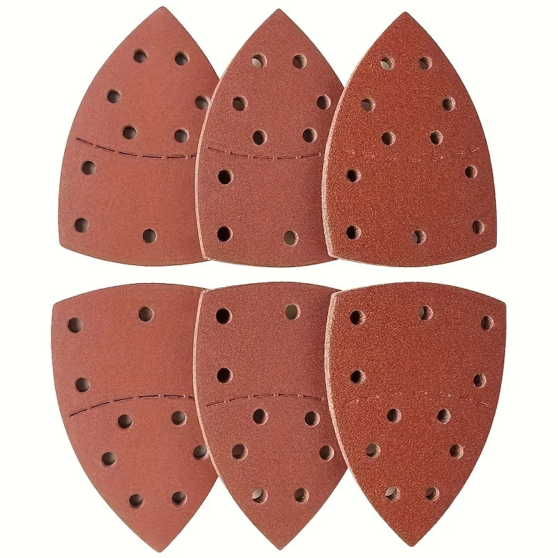 5 قطعة الأحمر الكهربائية ساندر طحن الوسادة الظهر الصوف ذاتية اللصق الماوس نحى مجلس الأثاث الرملي تلميع فرك