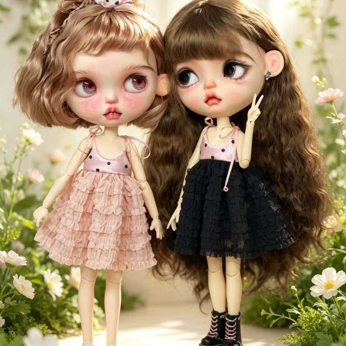 （customization 30day）BJD doll clothes suitable for ob22 24 26 blyth size Cute  skirt clothing set doll accessories (1 points)
