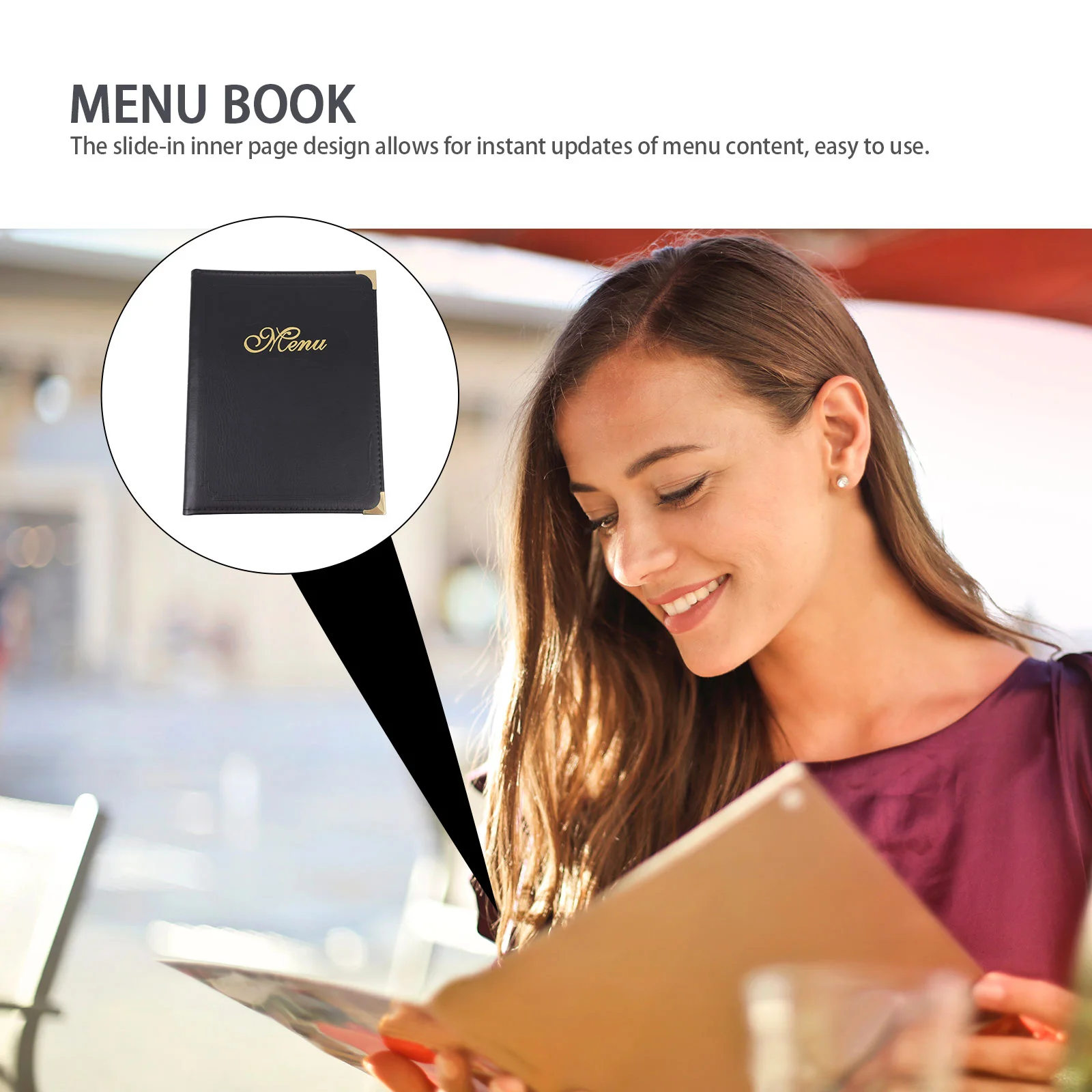 A4 Menu Book Bar Books Best Holders Restaurant Simple Meal Price Folder Use Recipe