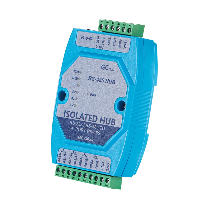 

GC-3024 GC-3028 8-канальный концентратор Modbus RS485 повторитель оптоэлектронная изоляция 1 в 4 выхода молниезащита промышленная