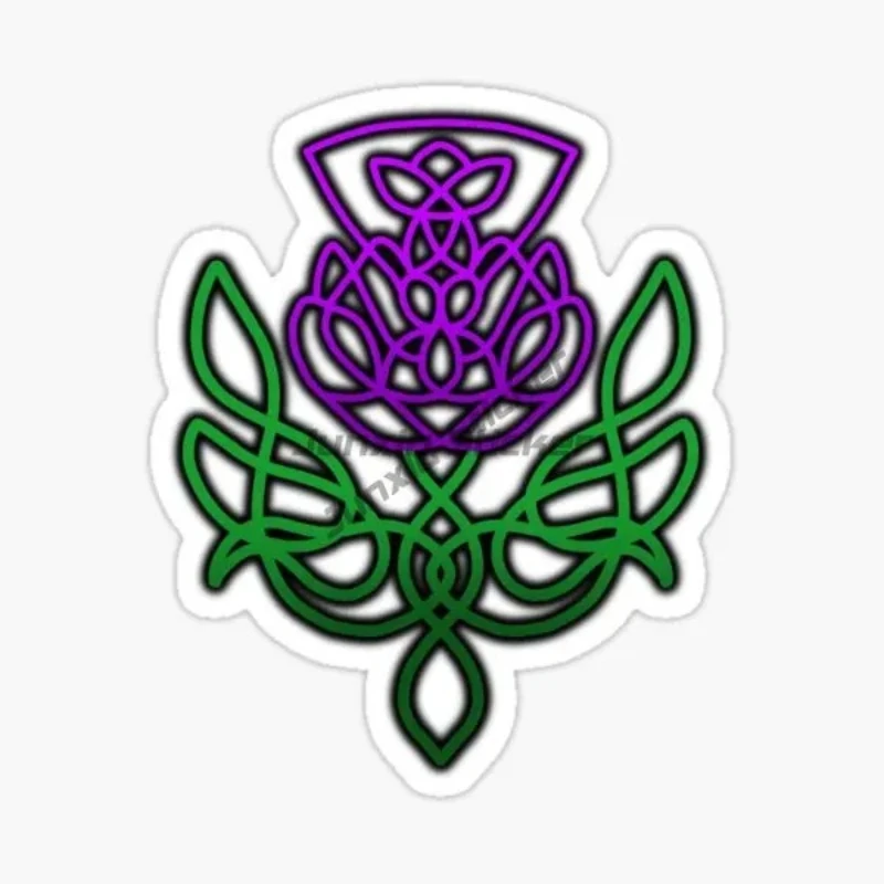 

Beautiful and Sacred Scottish National Flower Thistle Vinyl Self Adhesive Car Stickers