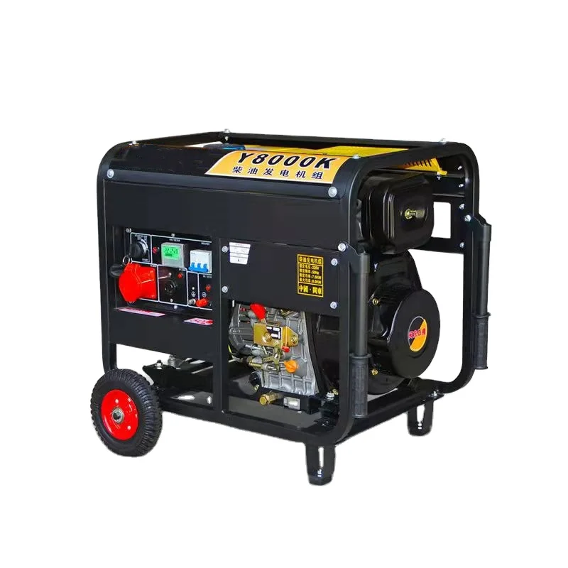 

110v 220v Silent Electric Gasoline Generators 5kw 6kw 8500w 9500w 12000w Gasoline Inverter Generator