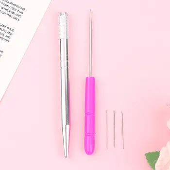 Puppenhaar-Nadelset zum Neubemalen von Babyköpfen, Reborn-Haarwurzelwerkzeug, Perückenherstellungszubehör 10 best sales Werkzeug zum Wiederverwurzeln - №2