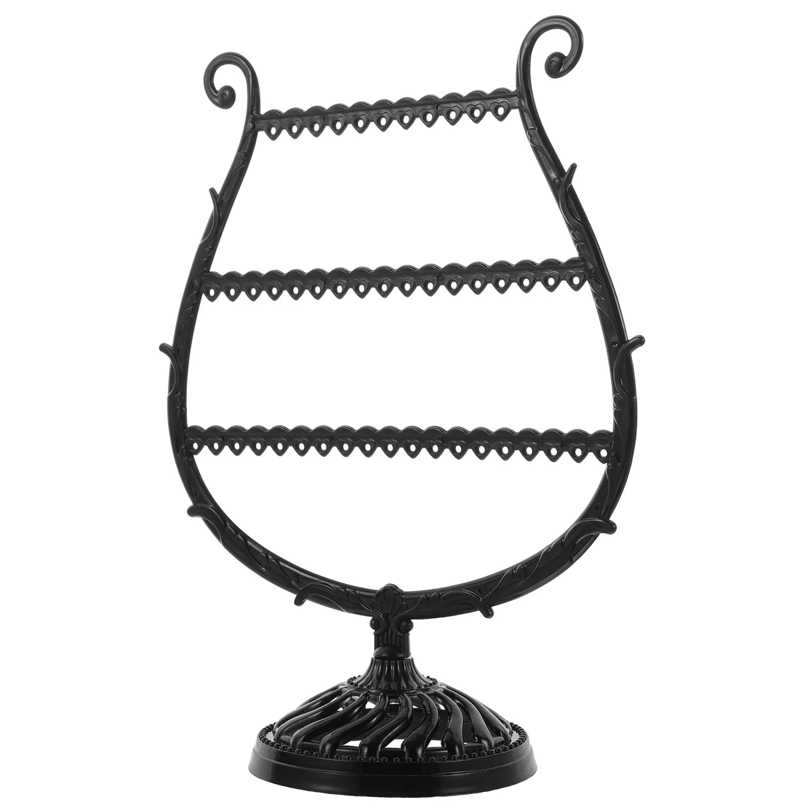 Earring Holder Wine Cup Shape Jewelry Organizer Stand White Stud Pierced Earrings Display Storage for Women