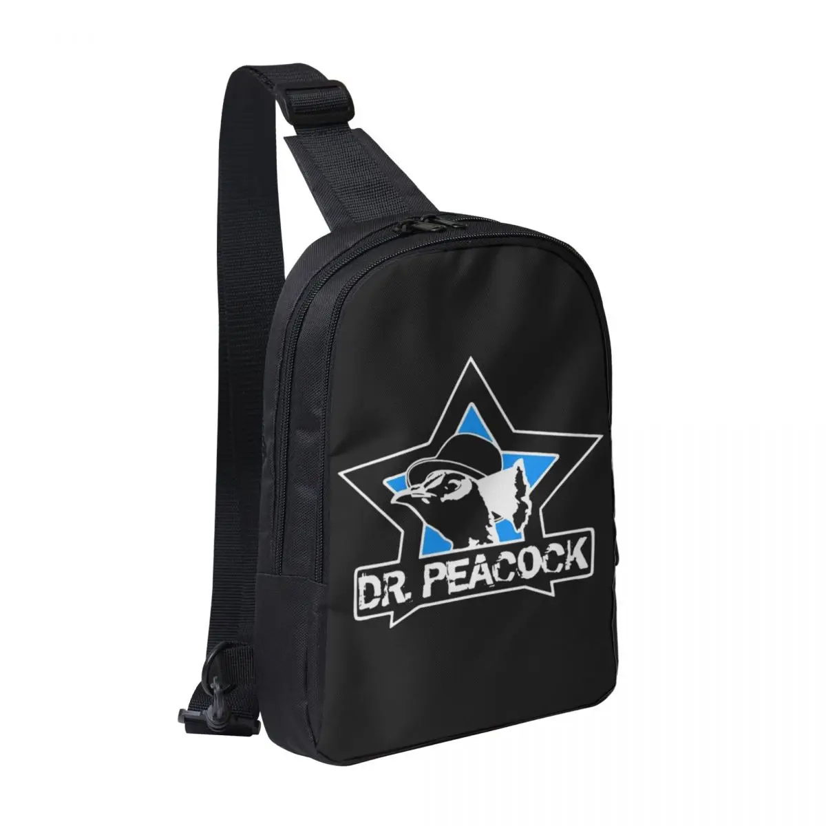 

Dr. Peacock Chest Bag Men Sling Crossbody Backpack Chest Bag Traveling Hiking Daypack Shoulder Bag