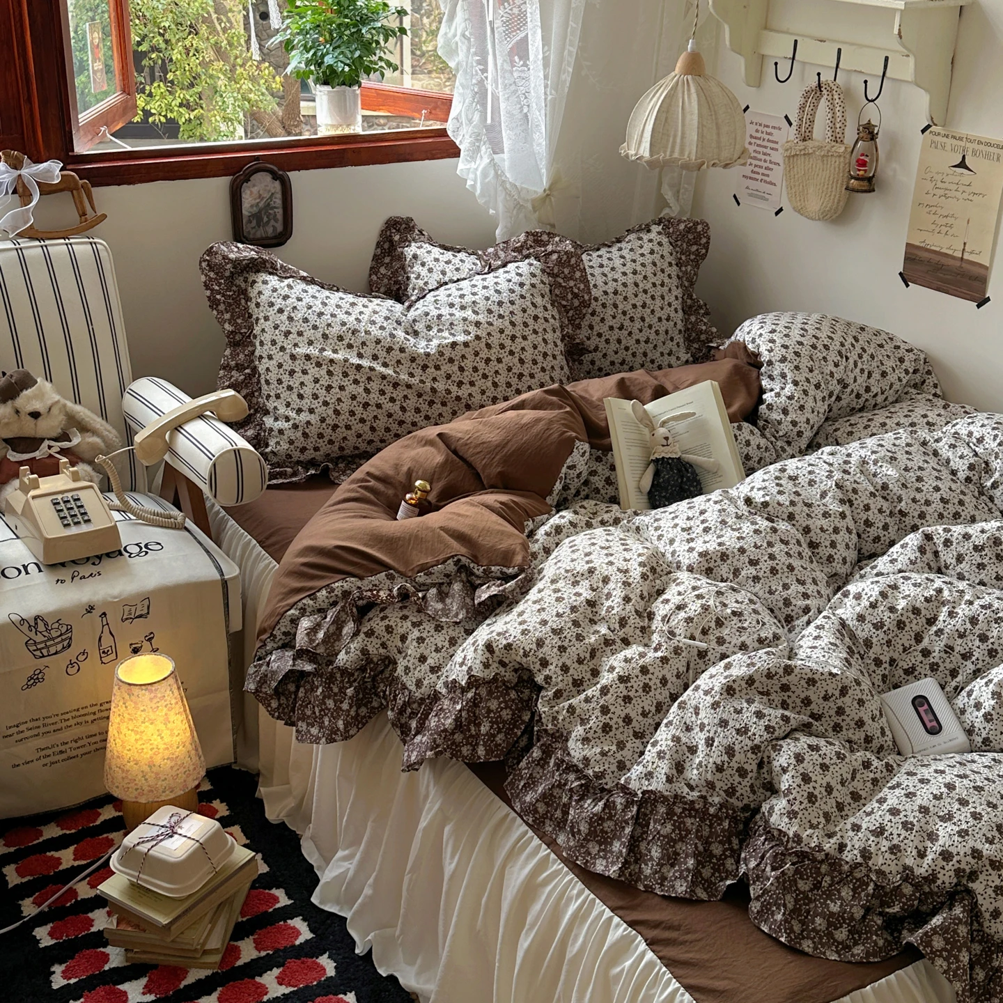 Parure de lit Princesse Ins 20 - Aesthetic Floral Duvet Cover avis et prix
