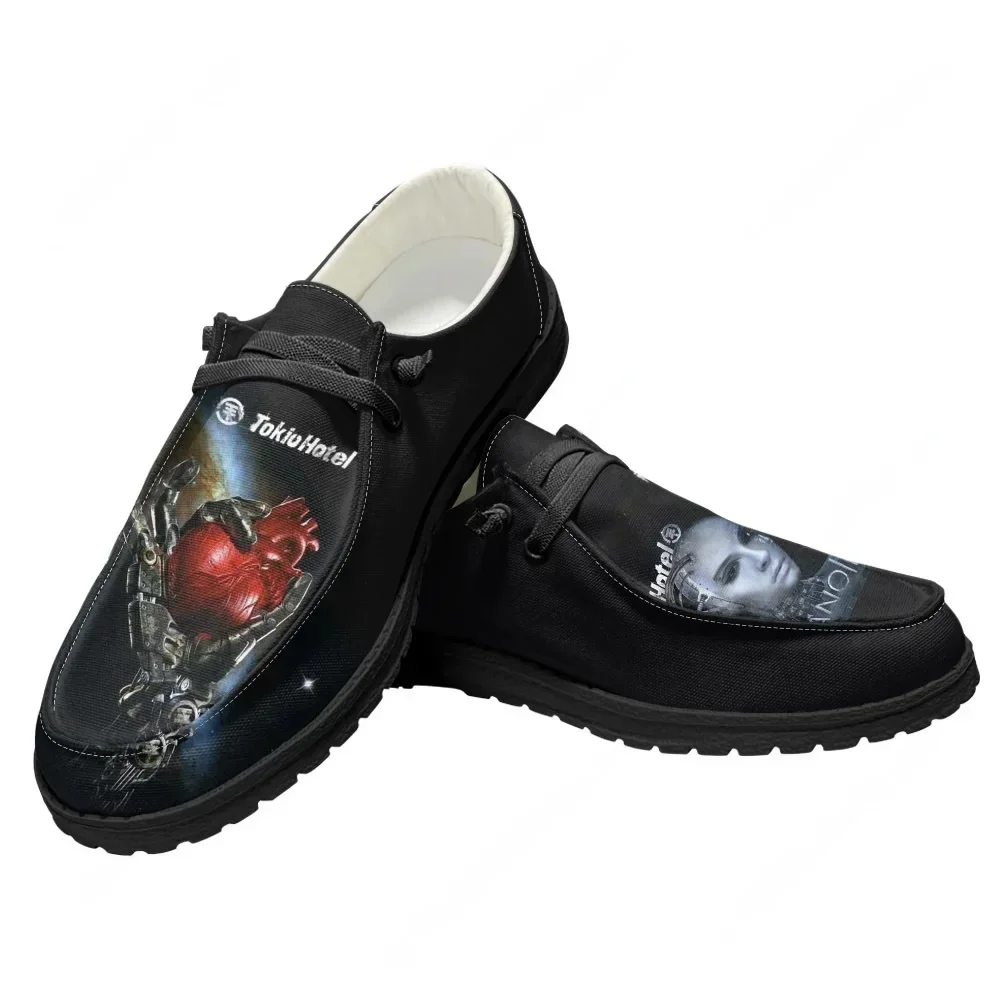 Tokio Hotel Rock Band Casual Shoes Men Woman Rap Dance Singer Flat Shoe Breathable Outdoor Lightweight Footwear Couple Shoe