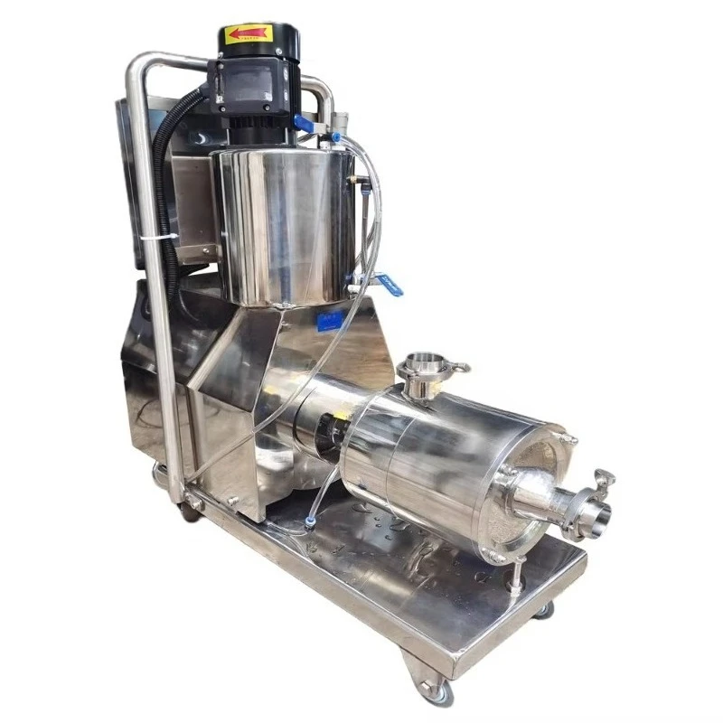 Small 3-stage in-line high-shear homogenizer tank powder static mixer three-stage emulsifying mixer