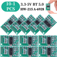 1-10PCS HW-104 A-6928 5.0 Bluetooth-Compatible Receiver Module 5V Bluetooth-Compatible 5.0 Receiver Module Power AmplifierBoard