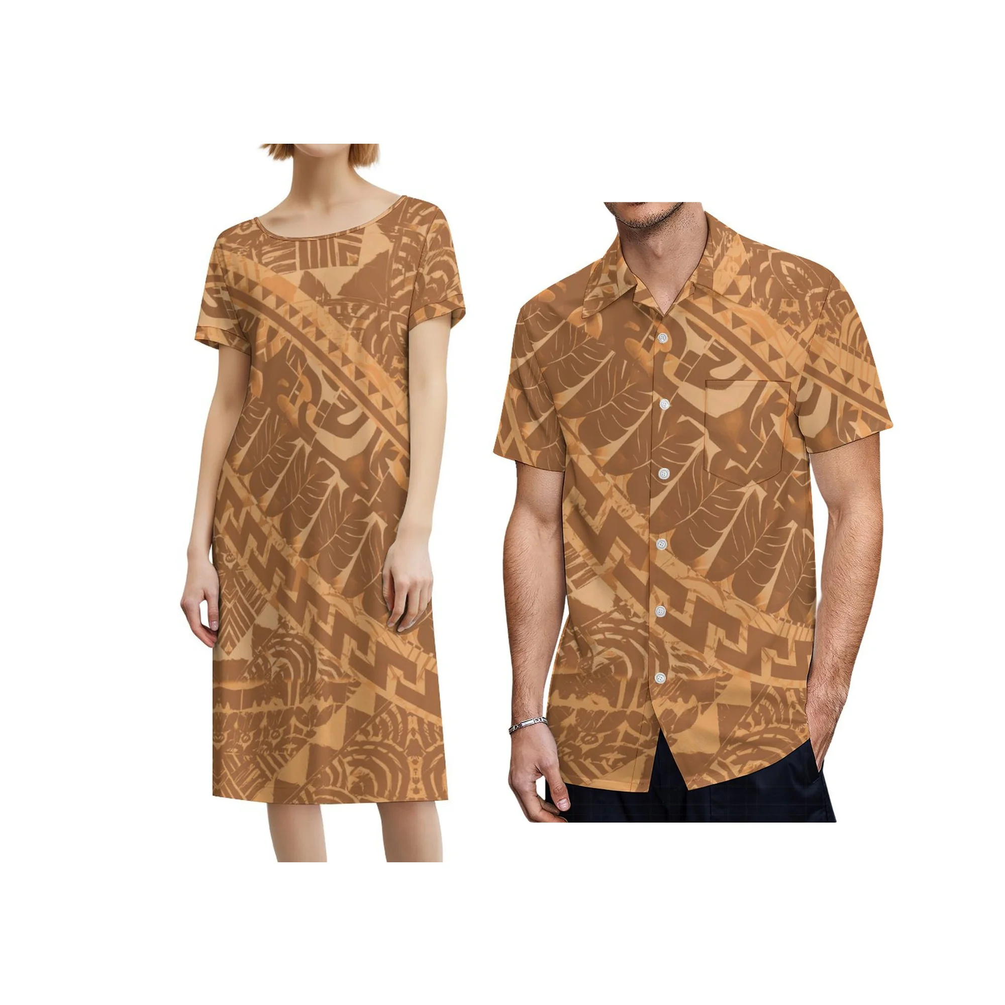 

Polynesian Ladies Summer Casual Holiday Party Dress Polynesian Material Factory Outlet